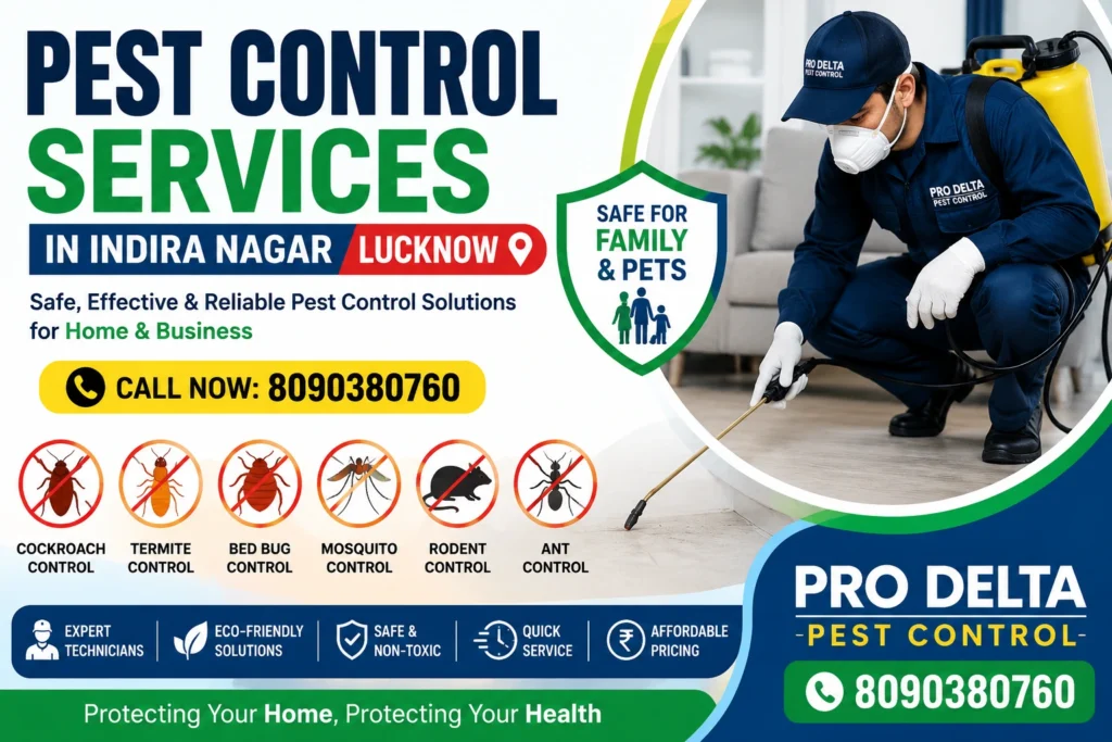 Pest Control Services in Indira Nagar Lucknow – Pro Delta Pest Control