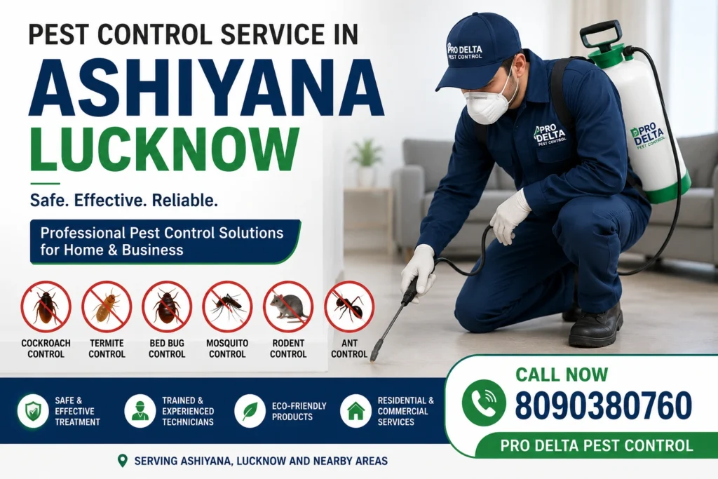 pest control service in Ashiyana Lucknow