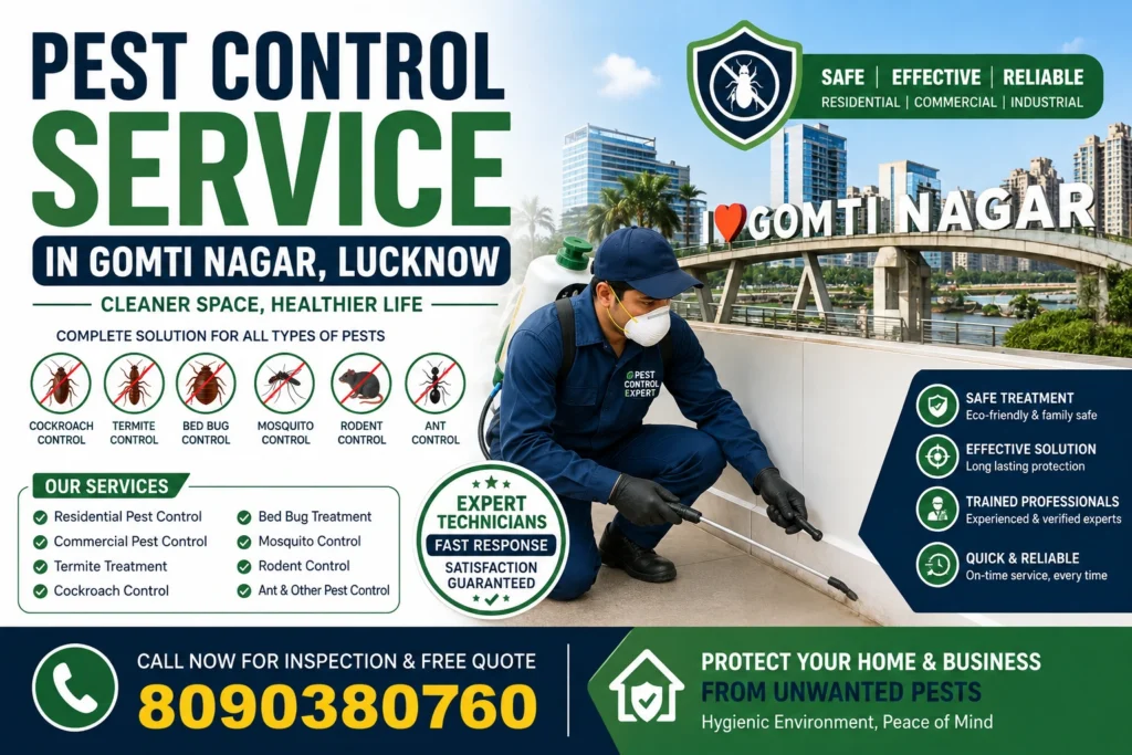 Pest control service in Gomti Nagar Lucknow