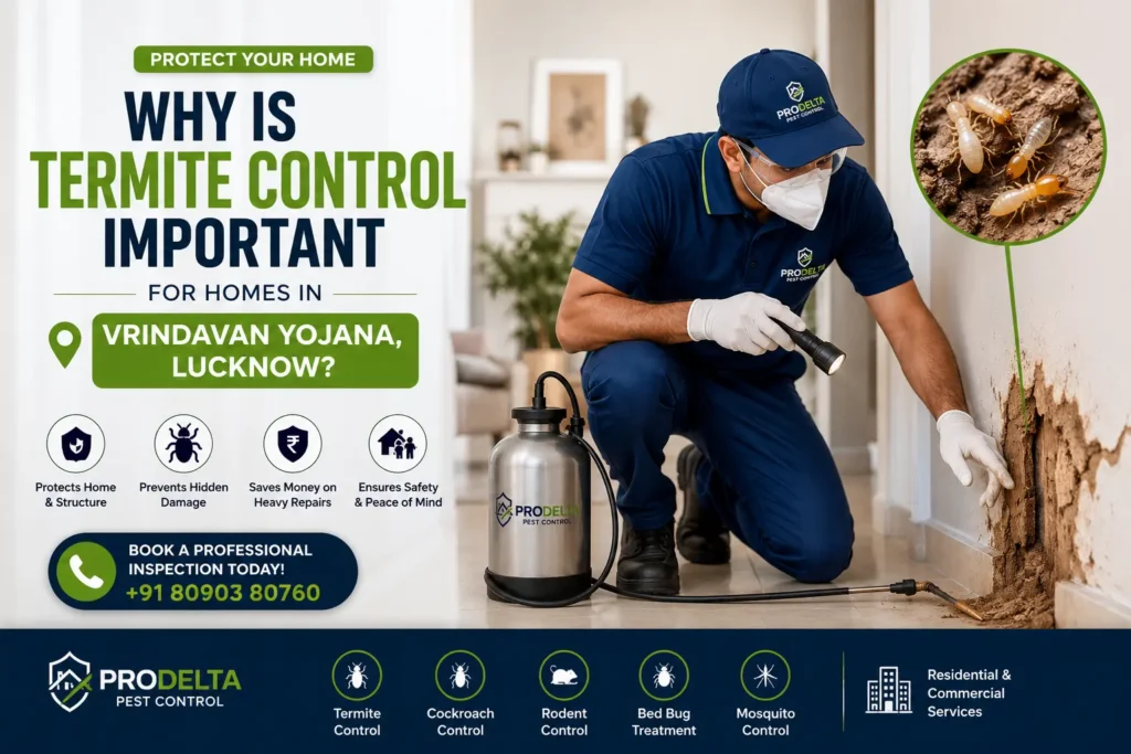 Termite Control in Vrindavan Yojana Lucknow