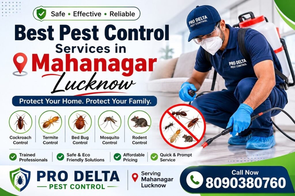 best Pest Control Services in mahanagar lucknow