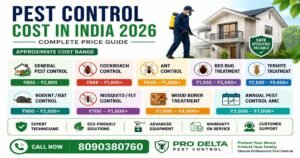 Pest Control cost in india 