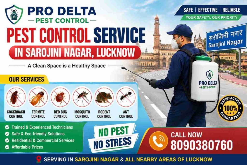 Pest Control Service in sarojini Nagar Lucknow